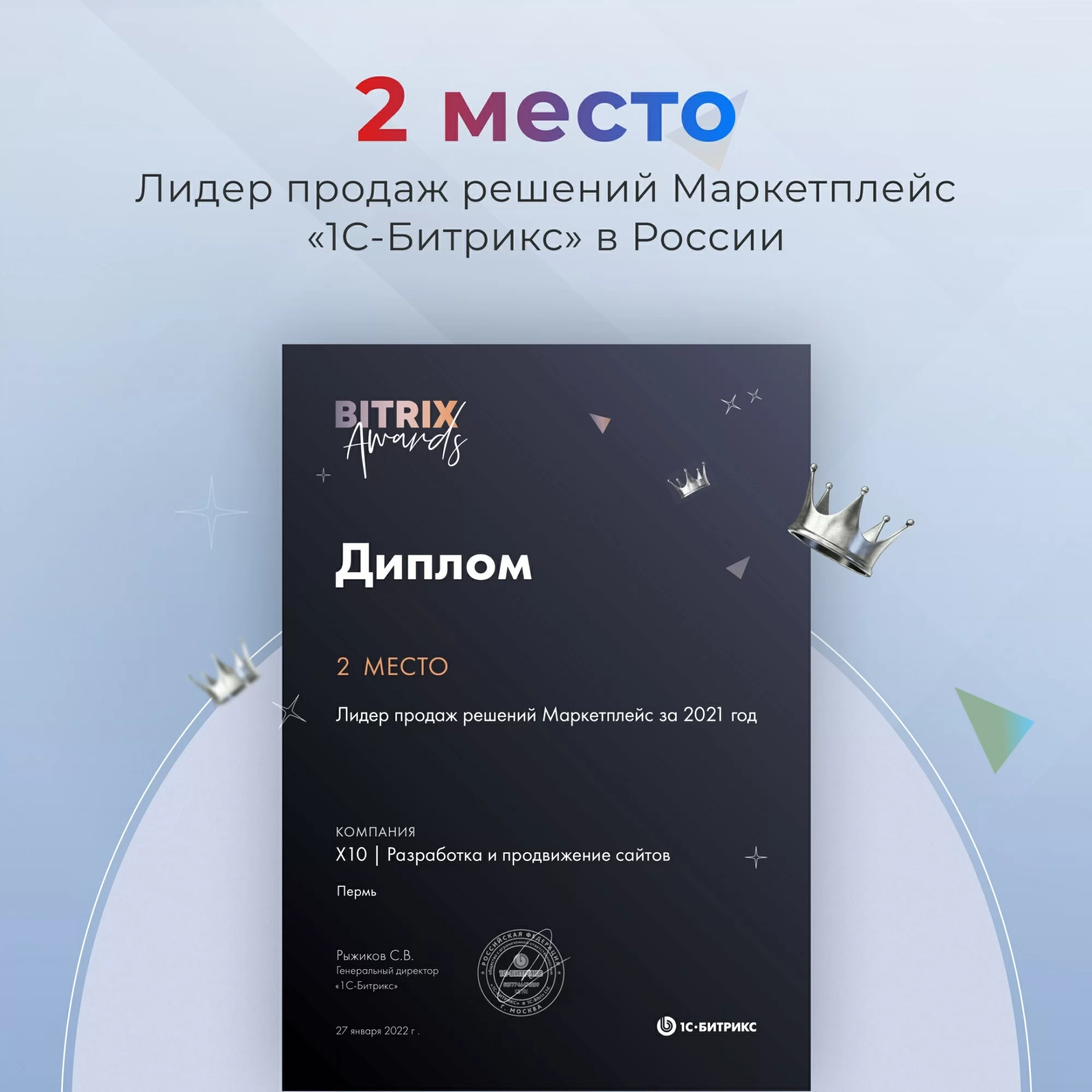 Рейтинг «Bitrix awards» \ Россия
